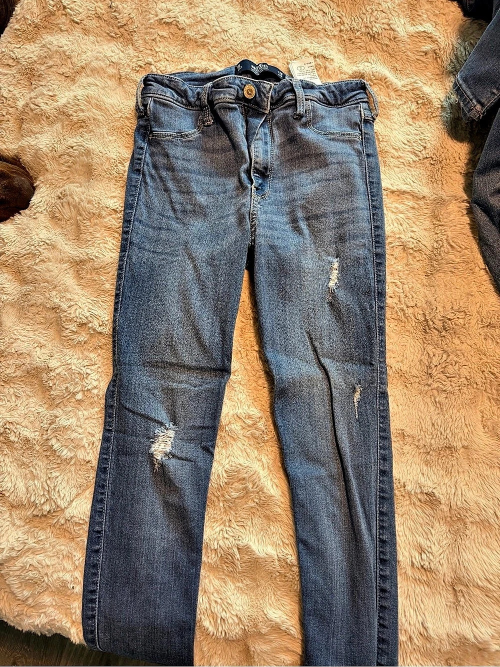 Hollister High-Rise Jean Legging Skinny Jeans Blue Waist 28